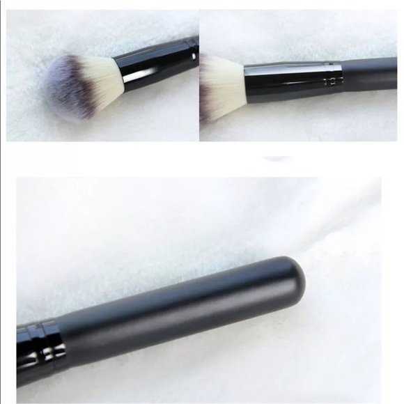 New 2pc Black Cosmetics Makeup Brush - Picture 6 of 6